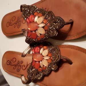 Naughty Monkey Sandles Sz 10